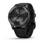 Garmin VIVOMOVE TREND с безелем серого цвета с черным корпусом и силиконовым ремешком