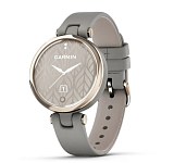 Garmin LILY Classic Edition Кремово-золотой безель с серым корпусом Braloba и итальянским кожаным ремешком