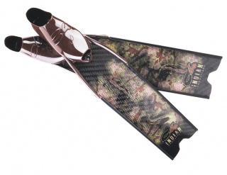 картинка Ласты С4 INDIAN CAMO MED (карбон Т700, угол 32, коричневые калоши С4 300 2.0) от магазина DivingWolf