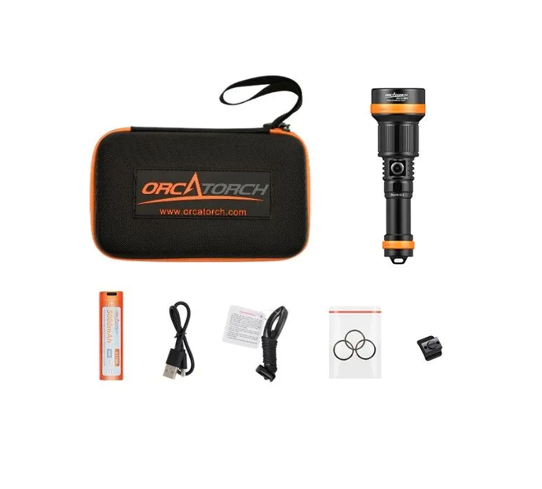 картинка Фонарь OrcaTorch ZD710 MK2 от магазина DivingWolf