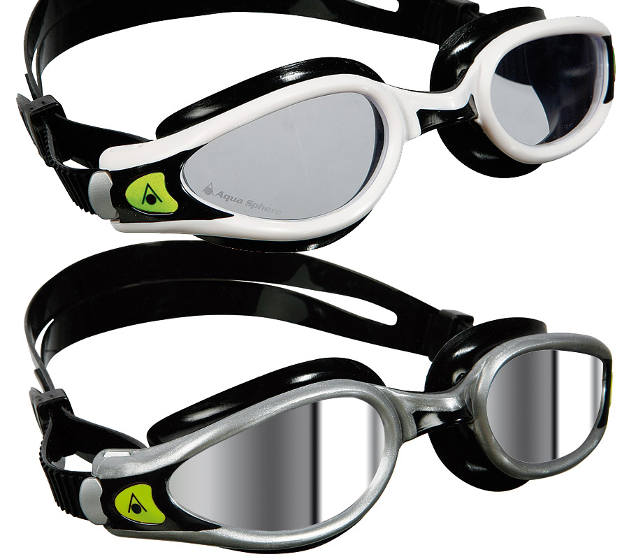 Очки для плавания Aqua Sphere KAIMAN EXO (зеркальные линзы), silver/black