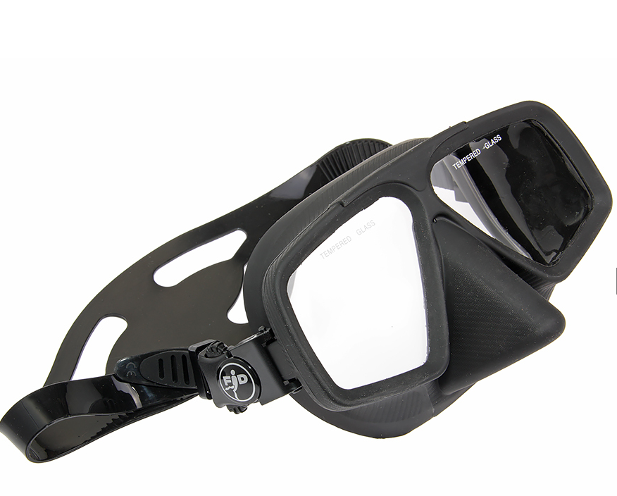 картинка Маска FanDiver F273, черный силикон от магазина DivingWolf