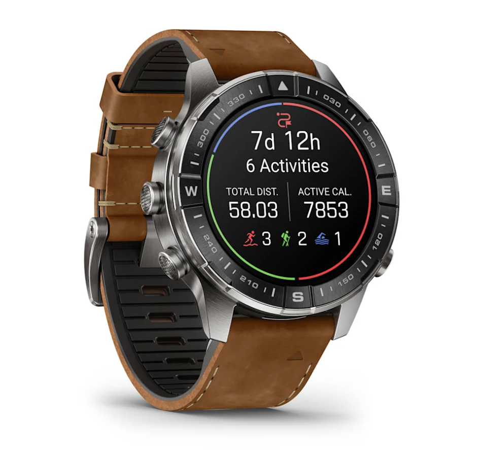 картинка Часы Garmin Marq Adventurer Gen 3 с кожаным ремешком от магазина DivingWolf