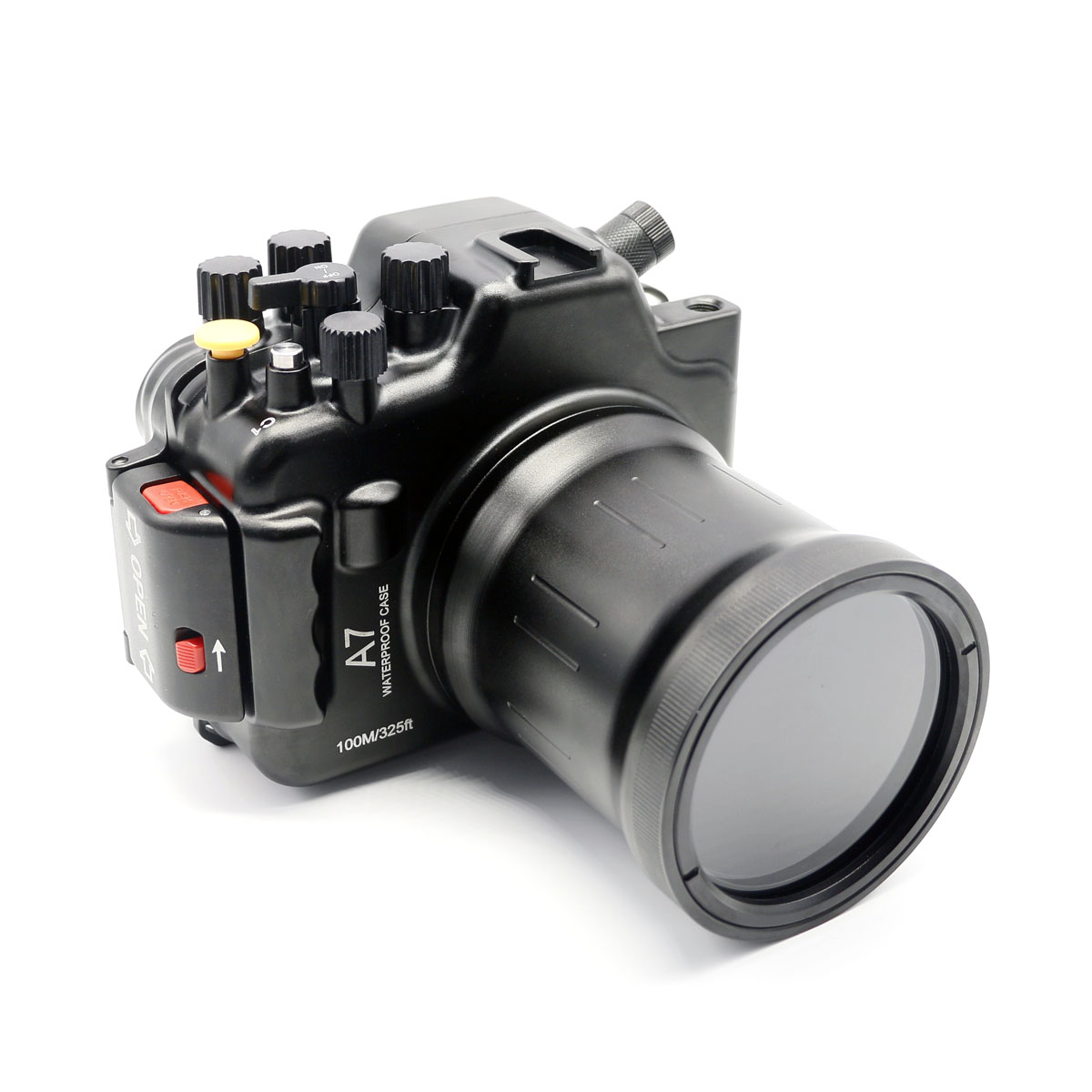 картинка Meikon A7 Kit + 16-35/24-240 aluminium подводный бокс для Sony A7 алюминиевый с портом 16-35/24-240 от магазина DivingWolf
