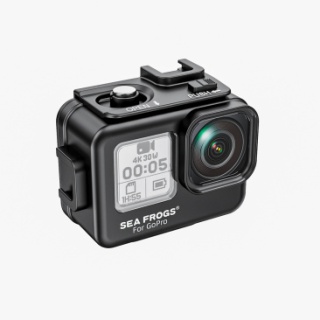картинка Алюминиевый подводный бокс SeaFrogs для GoPro 13/12/11/10/9 (60 метров) от магазина DivingWolf