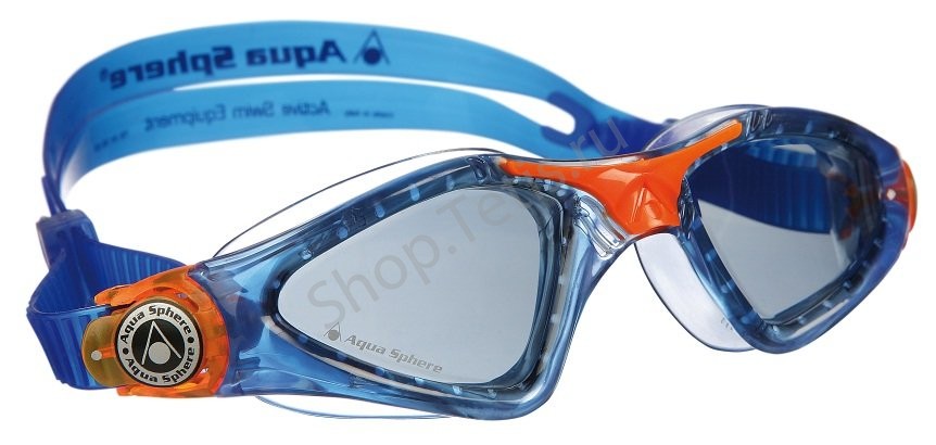 Очки для плавания Aqua Sphere KAYENNE JUNIOR (темные.линзы), blue/orange