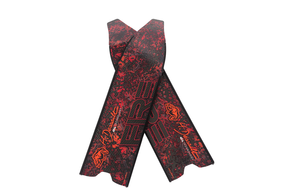 картинка Лопасти H.Dessault Fire Camo T300, 30/medium от магазина DivingWolf