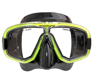 картинка Маска FanDiver F231, желтая, черный силикон от магазина DivingWolf