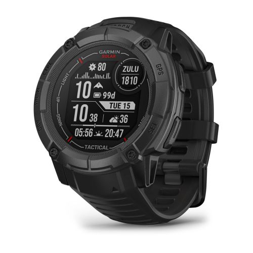 Garmin INSTINCT 2X Solar Tactical Edition, черный