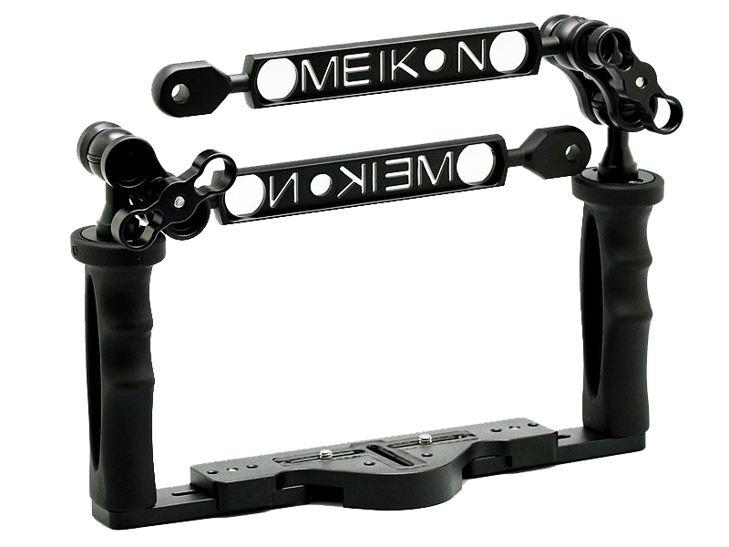 картинка Кронштейн для осветительных приборов с адаптером 2 х YS от магазина DivingWolf