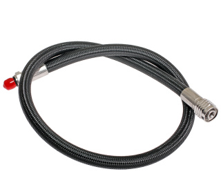 картинка Шланг среднего давления FanDiver 3/8 в оплетке 70 см черный от магазина DivingWolf