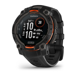 картинка Часы Garmin INSTINCT 3, 45 мм, Solar, Black with Black Band от магазина DivingWolf