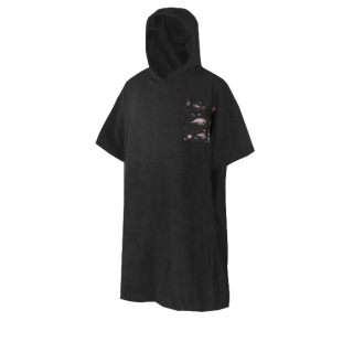 картинка Пончо флисовое SOORUZ Poncho PULMO 3/4 Sleeves Black от магазина DivingWolf