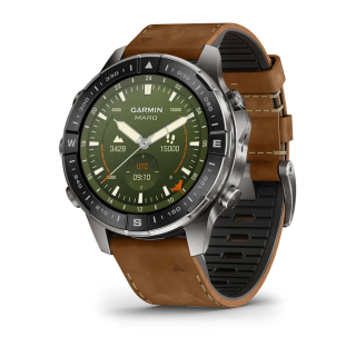 картинка Часы Garmin Marq Adventurer Gen 3 с кожаным ремешком от магазина DivingWolf
