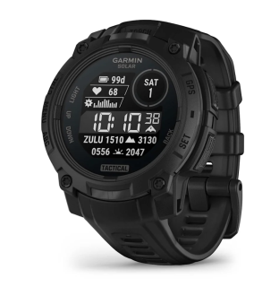 картинка Часы Garmin Instinct 3, 45 мм, Solar, Tactical Edition, Black with Black Band от магазина DivingWolf