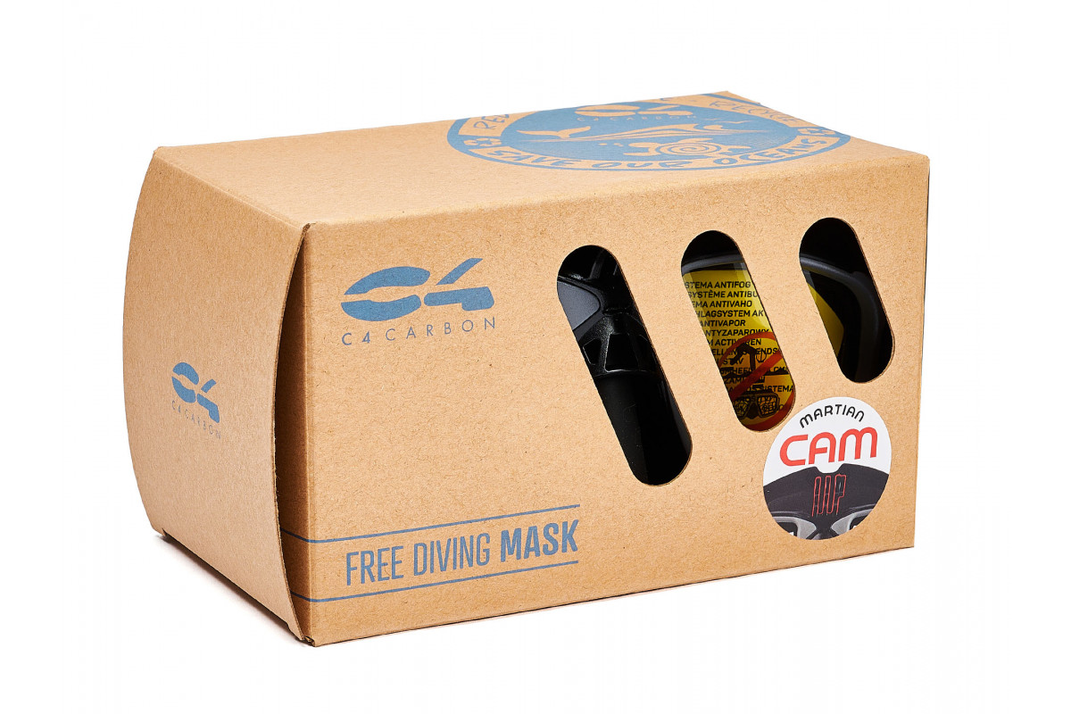 картинка Маска C4 Martian Antifog Black Cam от магазина DivingWolf