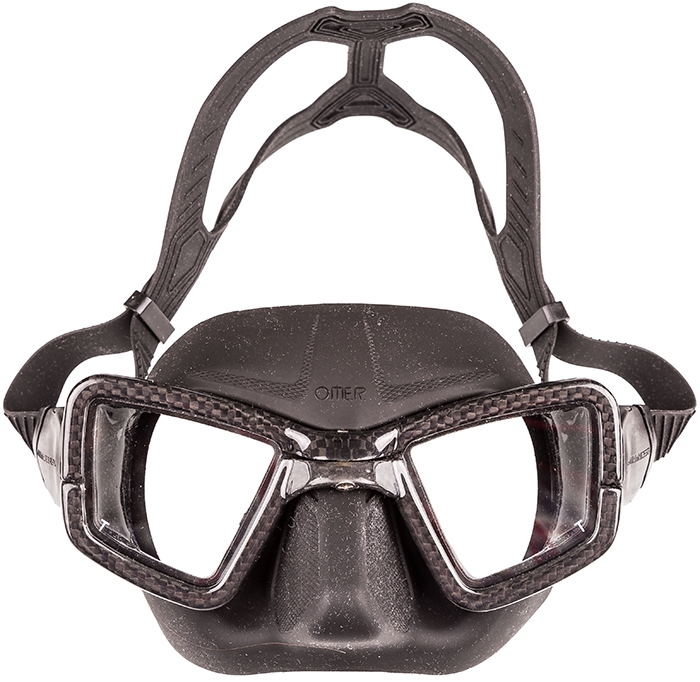 картинка Маска UP-M1C + клипса для носа UP-NC1 (карбон) O.M.E.R. от магазина DivingWolf