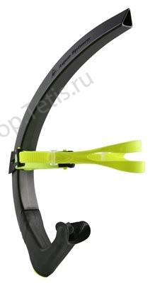 картинка Трубка фронтальная Focus, Black/Neon Green от магазина DivingWolf