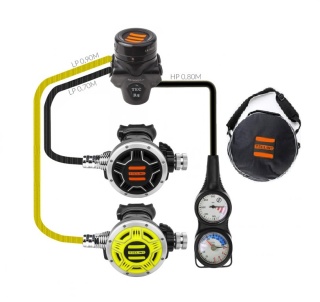 картинка Регулятор Tecline R5 Tec1 Set2 Din (мембранный, сбалансированный, холодноводный) от магазина DivingWolf