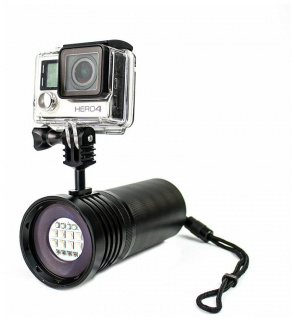 картинка Фонарь дайвинговый Ferei Shine W167 8 x Cree XM-L2 холодный ShineV20 от магазина DivingWolf