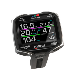 картинка Компьютер для дайвинга QUAD CI Mares воздушноинтегрированный от магазина DivingWolf