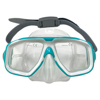 картинка Маска подростковая Scorpena, бело-зеленая от магазина DivingWolf