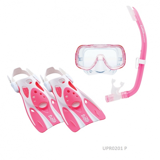 картинка Набор маска+трубка+ласты UPR-0201 Junior TUSA Sport от магазина DivingWolf