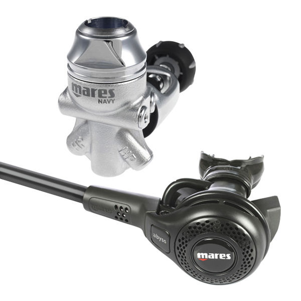 картинка Регулятор для дайвинга MARES ABYSS NAVY 22T, INT(YOKE), до 40% О2 от магазина DivingWolf