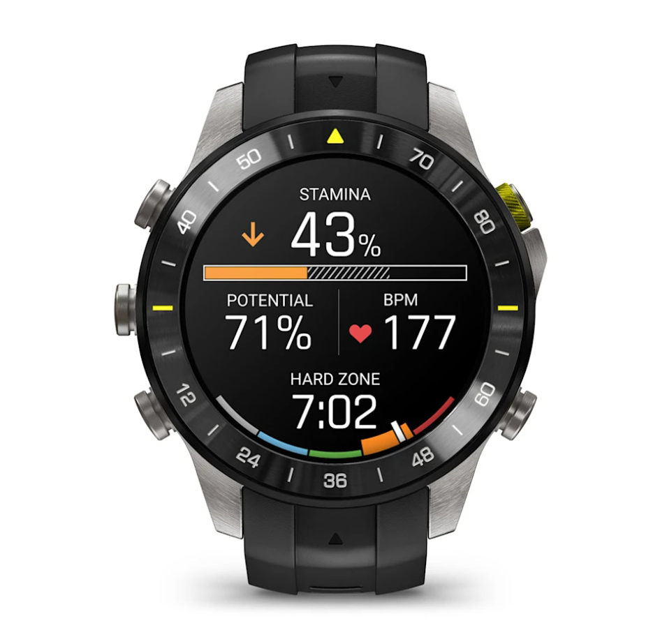 картинка Часы Garmin Marq Athlete Gen 3 с силиконовым ремешком от магазина DivingWolf