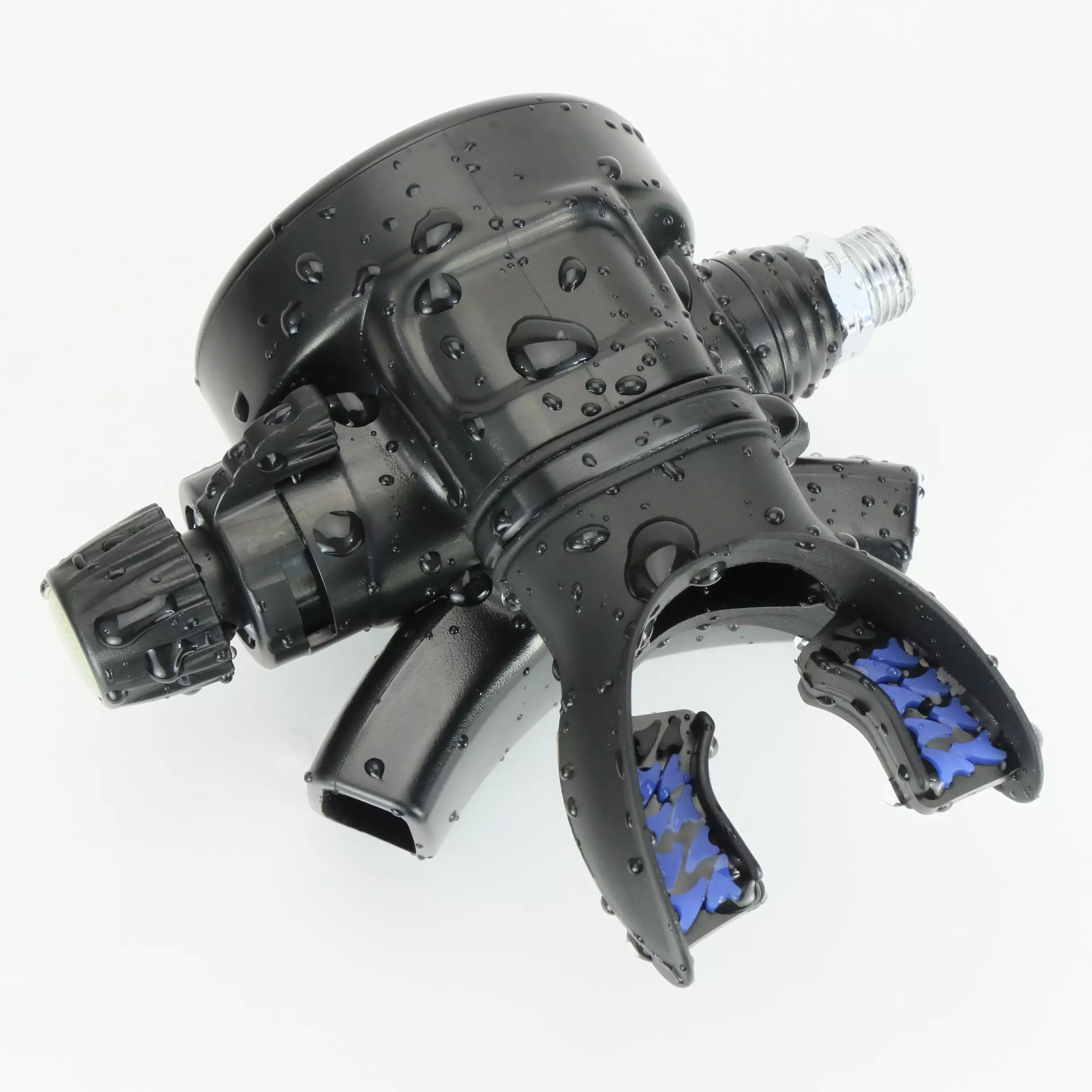 картинка Анатомический загубник Aquatec (синий) от магазина DivingWolf