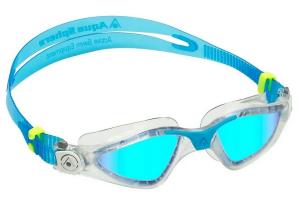 картинка Очки для плавания Kayenne (гол. зерк. линзы Titanium), clear/turquoise от магазина DivingWolf