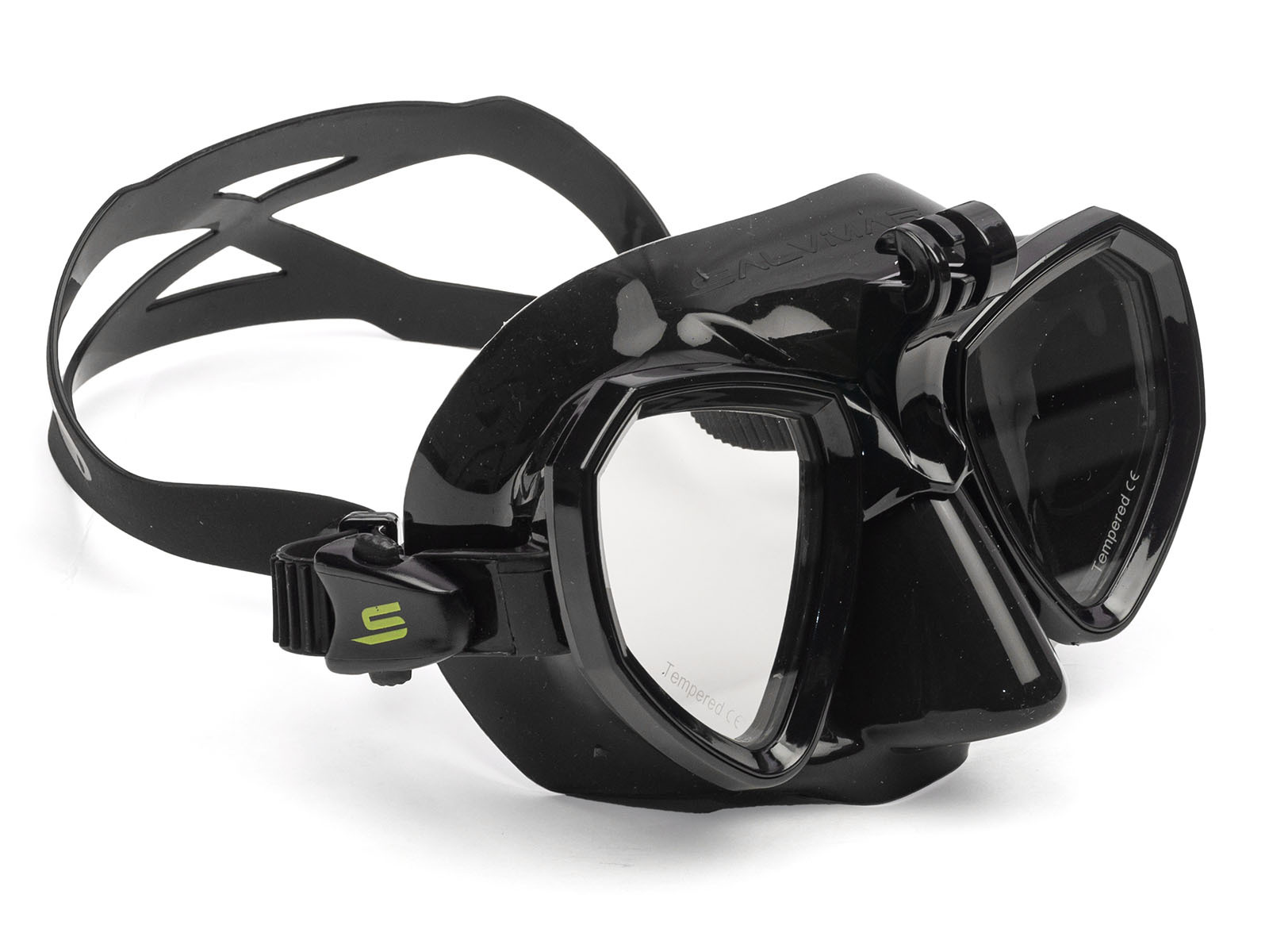 картинка Маска Salvimar Trinity Антифог с креплением для камеры черный от магазина DivingWolf