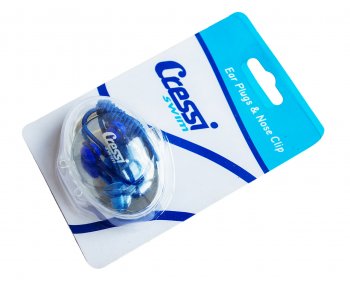 картинка Набор Cressi Беруши + зажим для носа силиконовые от магазина DivingWolf