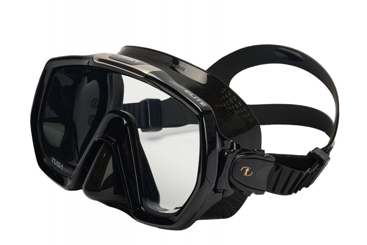 картинка Маска Tusa Freedom Elite, черный силикон от магазина DivingWolf