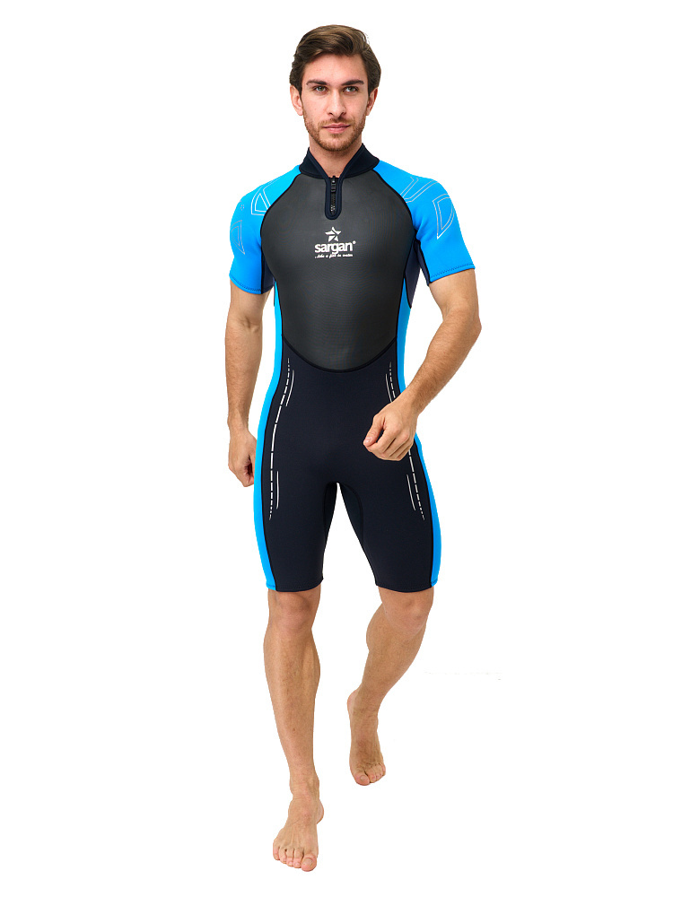картинка Гидрокостюм "Nero 2.0" Shorty men 3 mm Sargan от магазина DivingWolf