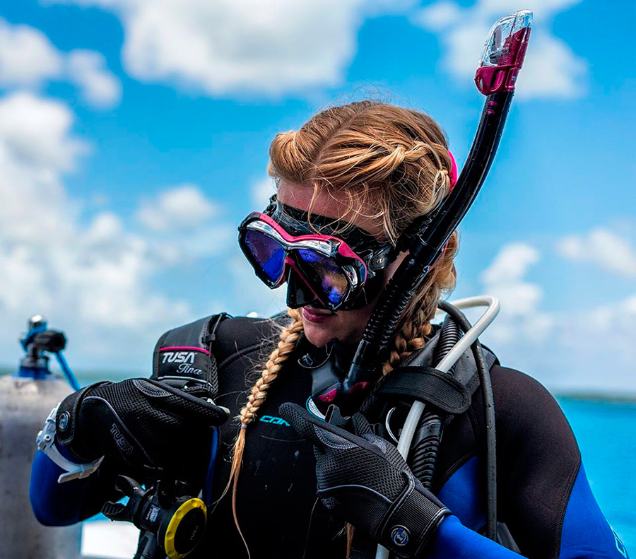 картинка Диоптрические линзы для маски Paragon (M 2001) Tusa от магазина DivingWolf