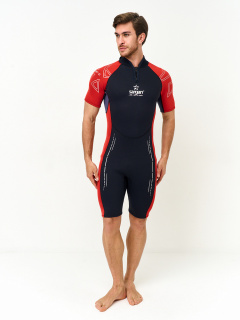 картинка Гидрокостюм Sargan "Nero 2.0" Shorty men 2 мм  от магазина DivingWolf
