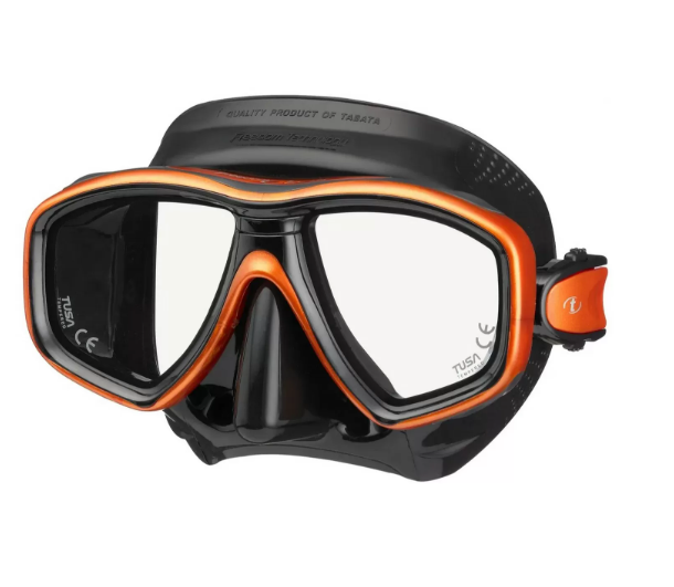 картинка Маска Tusa Ceos Pro, черный силикон от магазина DivingWolf