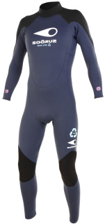 картинка Гидрокостюм мужской Sooruz Fullsuit 5/3 BZ BLUE LINE (Navy) от магазина DivingWolf