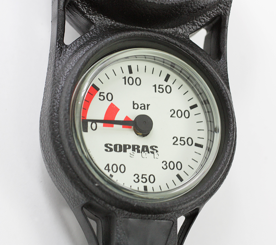 картинка Консоль трехприборная (манометр, глубиномер, компас) SoprasSub от магазина DivingWolf