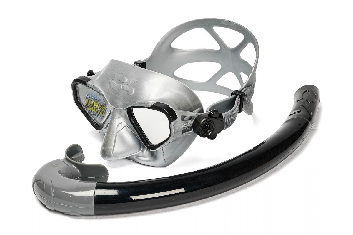 картинка Маска C4 Falcon Antifog Silver от магазина DivingWolf