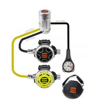 картинка Регулятор Tecline R2 Tec1 Set1 Din (мембранный, сбалансированный) от магазина DivingWolf