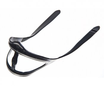 картинка Ремешок Sargan для масок, универсальный тип 1.0, с перемычкой, черный силикон от магазина DivingWolf