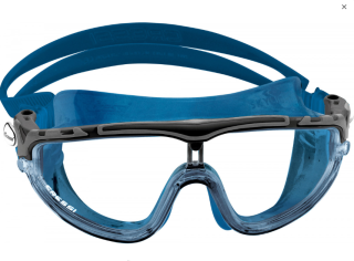 картинка Очки SKYLIGHT синий металик силикон/ черно серая рамка/прозрачные линзы Cressi от магазина DivingWolf