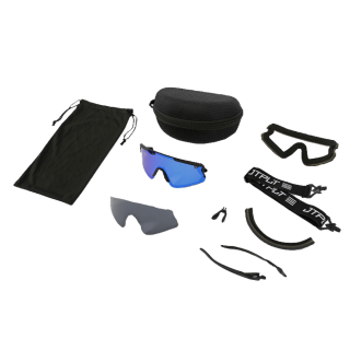 картинка Очки для гидроцикла JetPilot Shield Interchangeable Kit, Smoke/blue от магазина DivingWolf