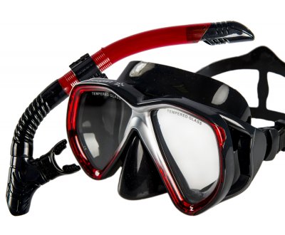 картинка Набор маска+трубка Sargan НЕРО от магазина DivingWolf