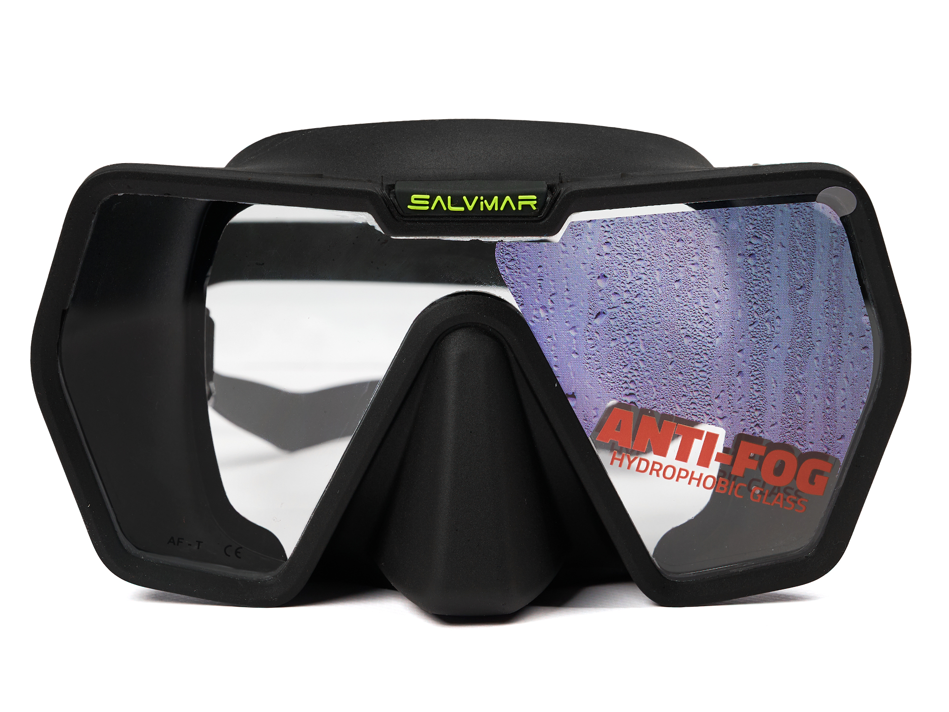 картинка Маска Salvimar Drake Антифог для дайвинга черный от магазина DivingWolf