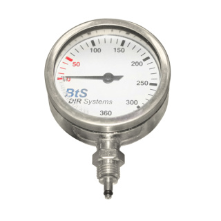 картинка  МАНОМЕТР MARES 360BAR ЛАТУНЬ, СТЕКЛО, 63ММ, БЕЗ ШЛАНГА С СОЕДИНИТЕЛЕМ от магазина DivingWolf