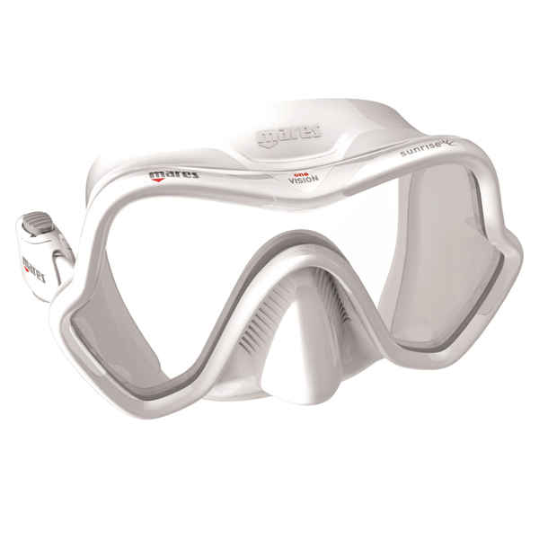 картинка Маска для плавания MARES ONE VISION Sunrise, для широких лиц от магазина DivingWolf