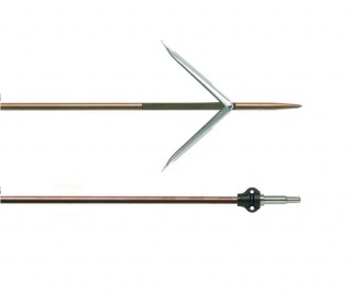 картинка Гарпун Tahitian, для ружей SALVIMAR Predathor Vuoto, Vintair, Mares Cyrano и Пеленгас, ø 7mm, два флажка от магазина DivingWolf